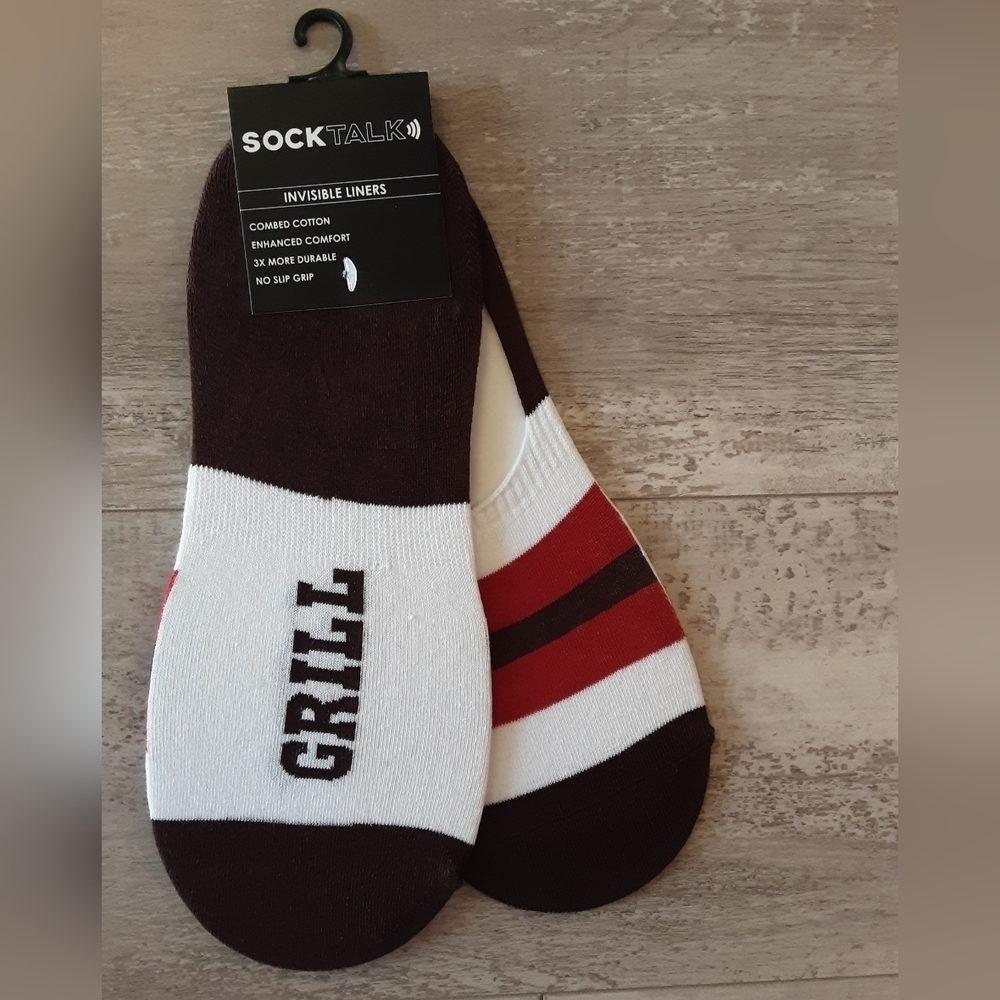 Grill Master NO Show Invisible Sock BBQ 1 pair